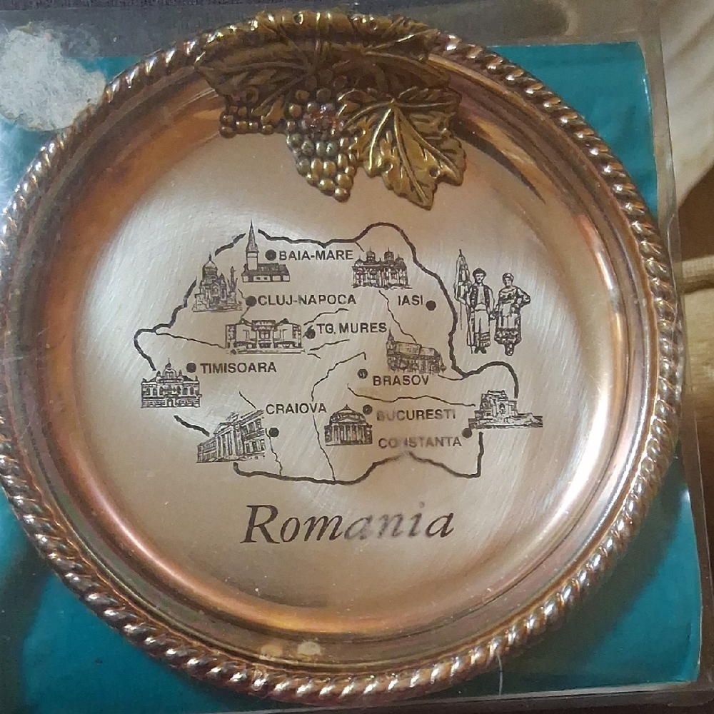 Romania Souvenir Decorative Plate
